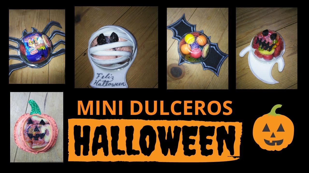 HALLOWEEN || Mini dulceros de HALLOWEEN para regalar🎃👻