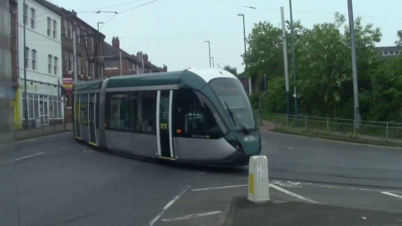 Nottingham Tram ride, The Forest to Pheonix Park  26th May 2018