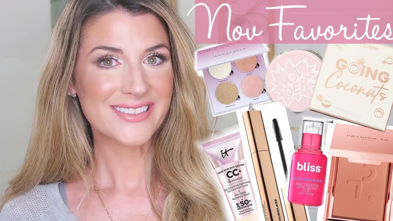 NOVEMBER FAVORITES 2019 | FAV AM SKINCARE AND MAKEUP FOR DRY SKIN | BLISS, PURITO, IT CC CREAM