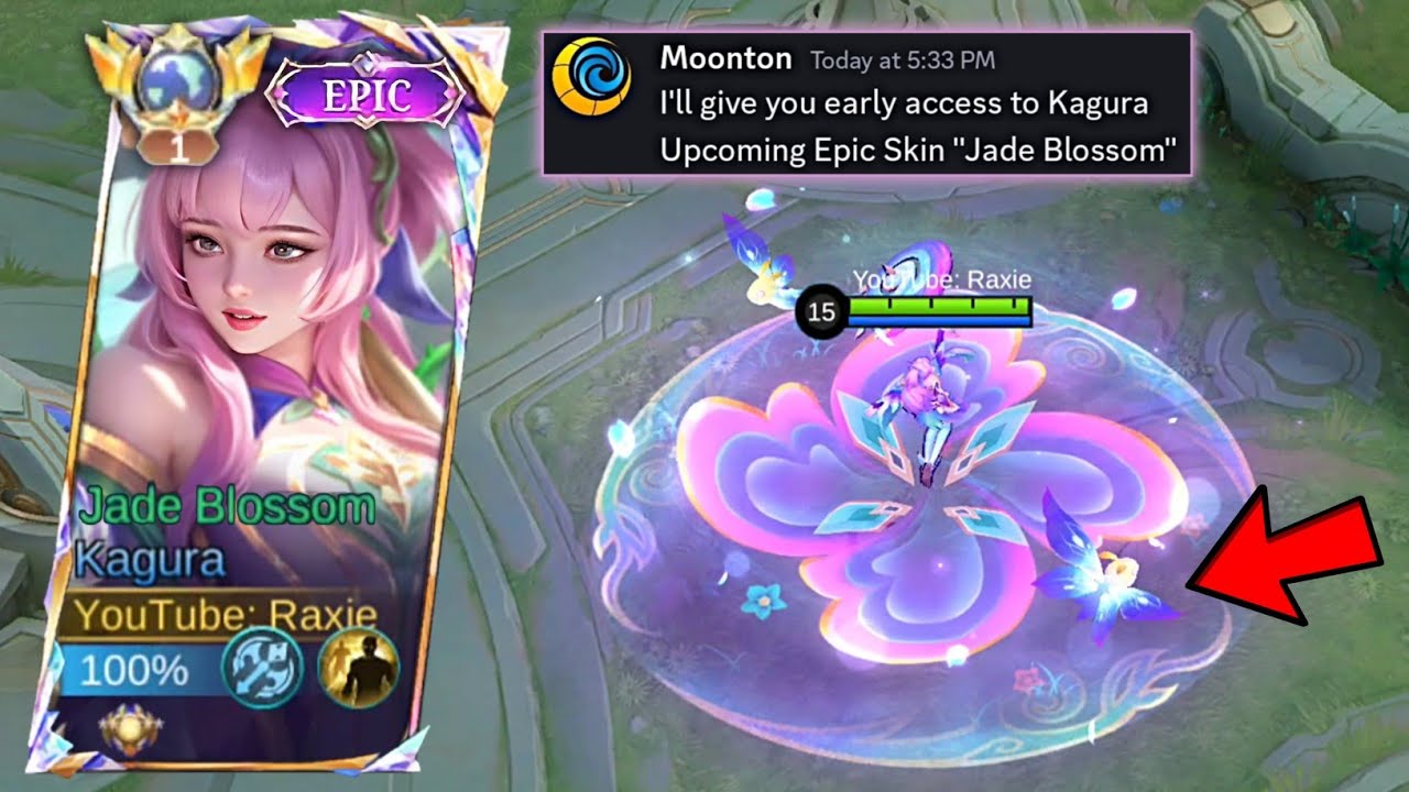 KAGURA NEW EPIC SKIN "JADE BLOSSOM" IS FINALLY HERE!!😻✨ (early access) - MLBB