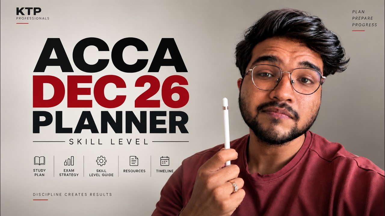 ACCA DEC 26 PLANNER l SKILL LEVEL