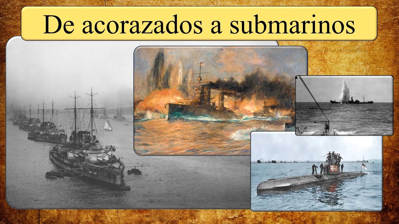Toda la campaña naval de la Primera Guerra Mundial, en 20 minutos o un poco más (1914-1918)