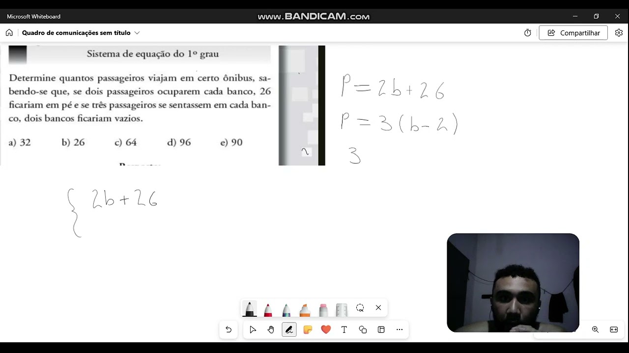 RESOLUÇÃO DE QUESTÃO DE EQUAÇÃO PRIMEIRO GRAU 