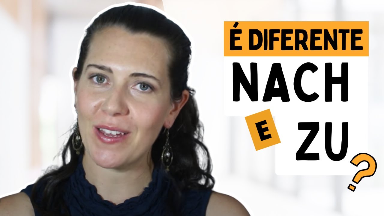 A diferença das preposições NACH e ZU #estudealemão #alemaofluente #alemaodeverdade
