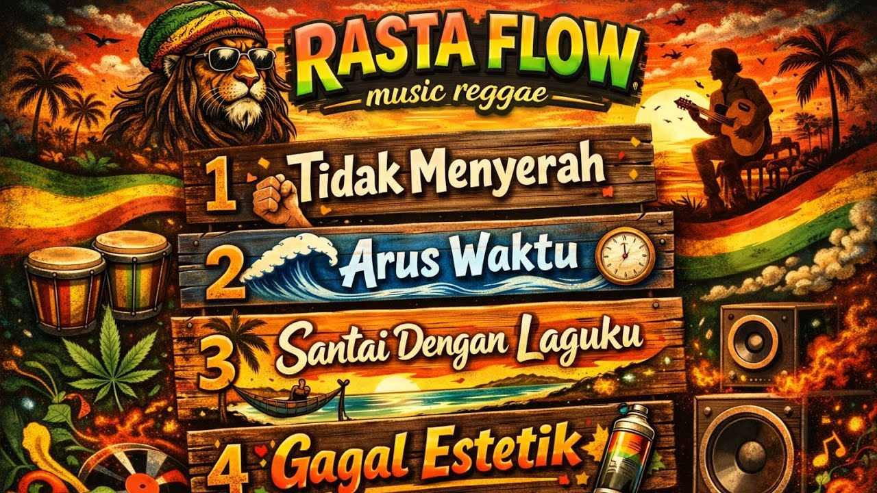 Kumpulan lagu lagu RASTA FLOW music reggae tentang kehidupan. #reggae #Reggaeindonesia 