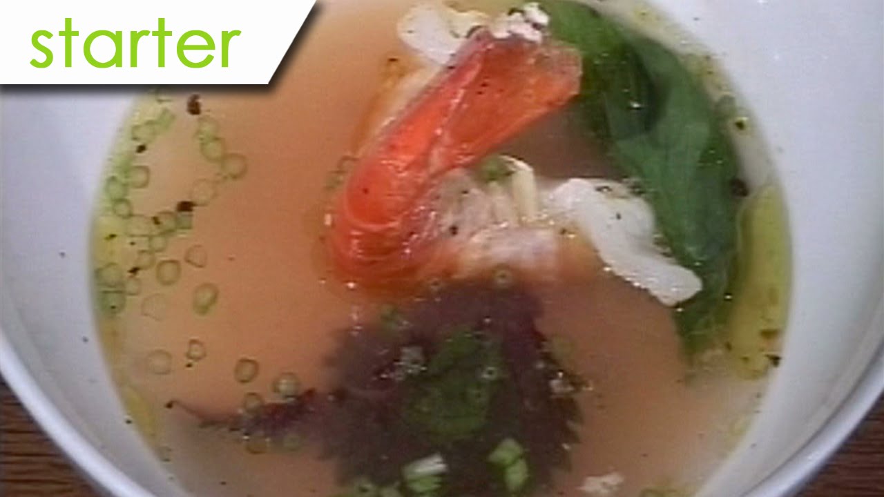 Tomato soup with shrimps - Silent Cooking with Patrick Müller (with recipe)