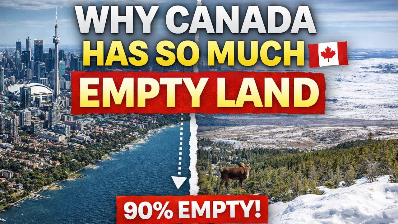Why Canada Has So Much Empty Land | Explained 🇨🇦