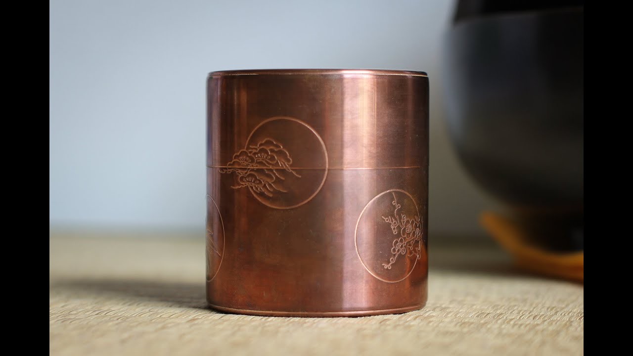 Kaikado - 120g Copper Tea Caddy