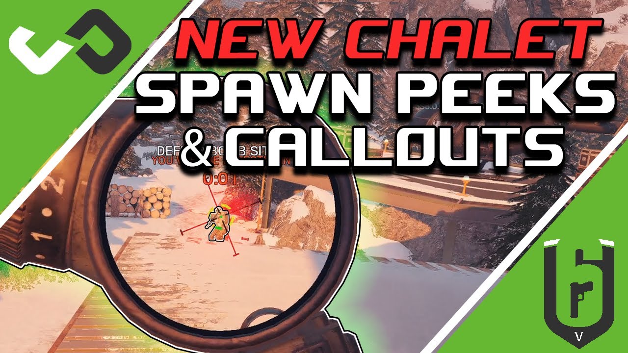 Chalet Rework Callouts and Spawn Peeks in Rainbow Six Siege