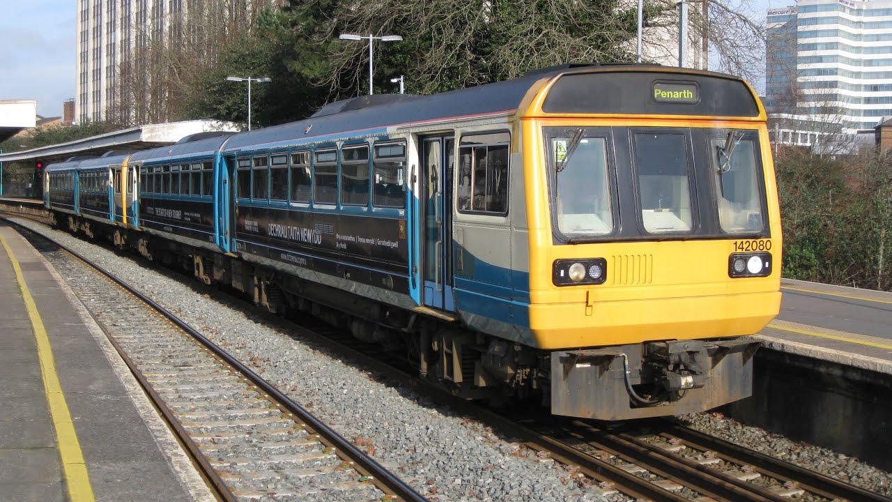 Class 142 / 143 Pacer DMUs at Cardiff Central - 07/02/20