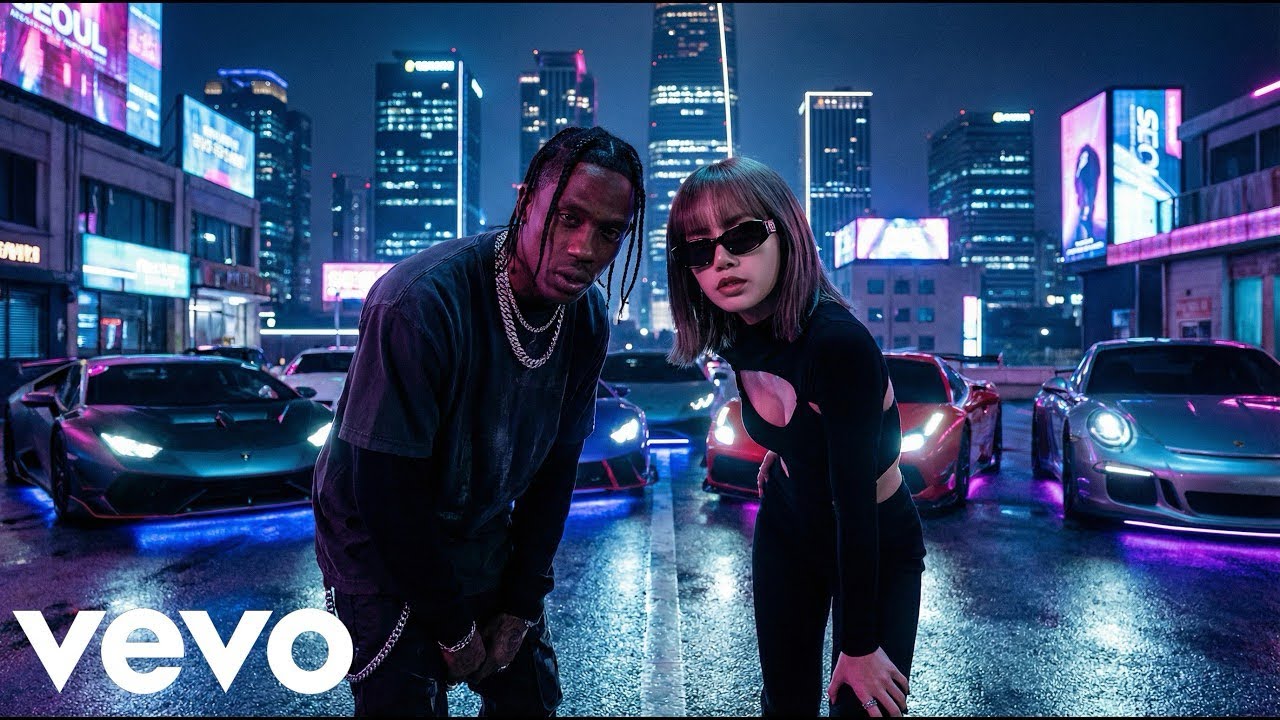 NEON DYNASTY – Lisa ft. Travis Scott 💎🌆 | Futuristic Night Anthem