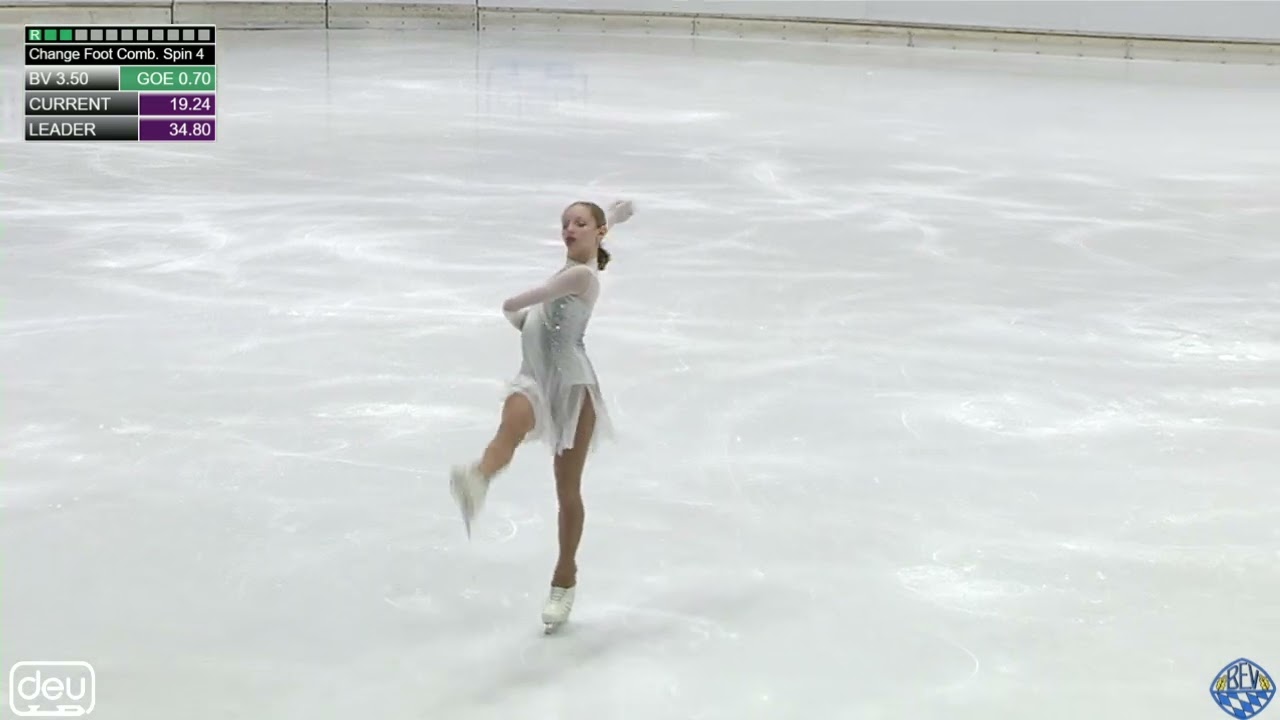 Sophia Shifrin, Bavarian Open 2025, 1th place, SP