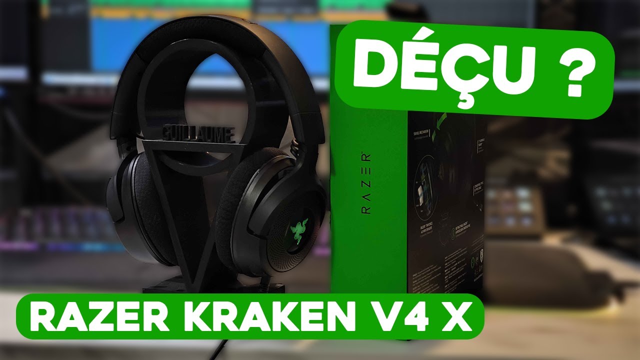 TEST du Razer kraken V4 X : une d&eacute;ception face &agrave; la premi&egrave;re g&eacute;n&eacute;ration ?