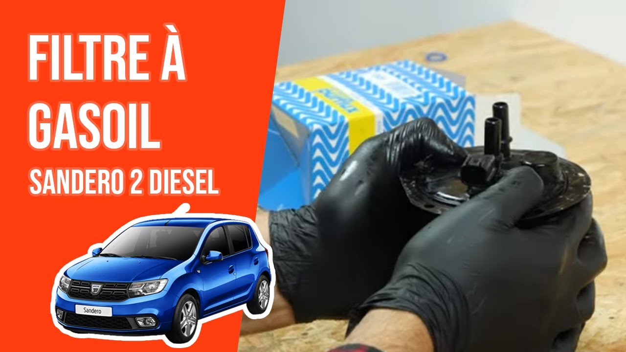 Changer le Filtre à Gasoil Sandero 2 1.5 dCi ⛽