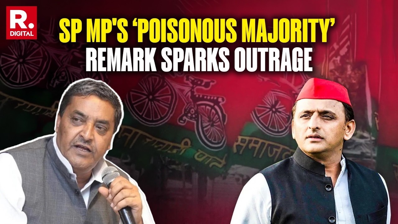 SP MP Javed Ali &lsquo;Poisonous Majority&rsquo; Remark Sparks Massive Political Storm, BJP Hits Back