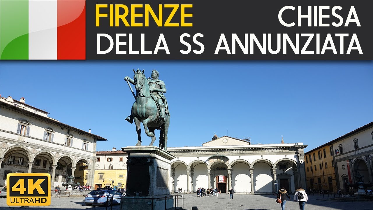 FIRENZE - Basilica della SS Annunziata in 4K