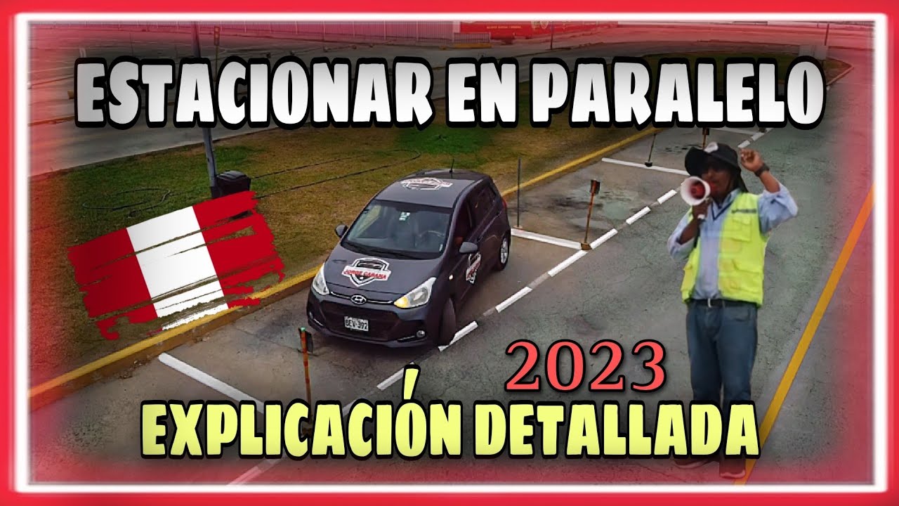 Estacionamiento en Paralelo A1 🚘  exámen de manejo touring 2023✅📝  (DETALLADO) #touring #2023