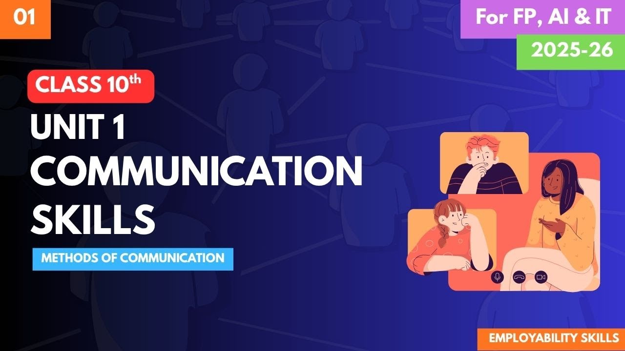 Communication Skills Class 10 IT/AI/FP | *Session 01* [2025-26] | Employability Skills |