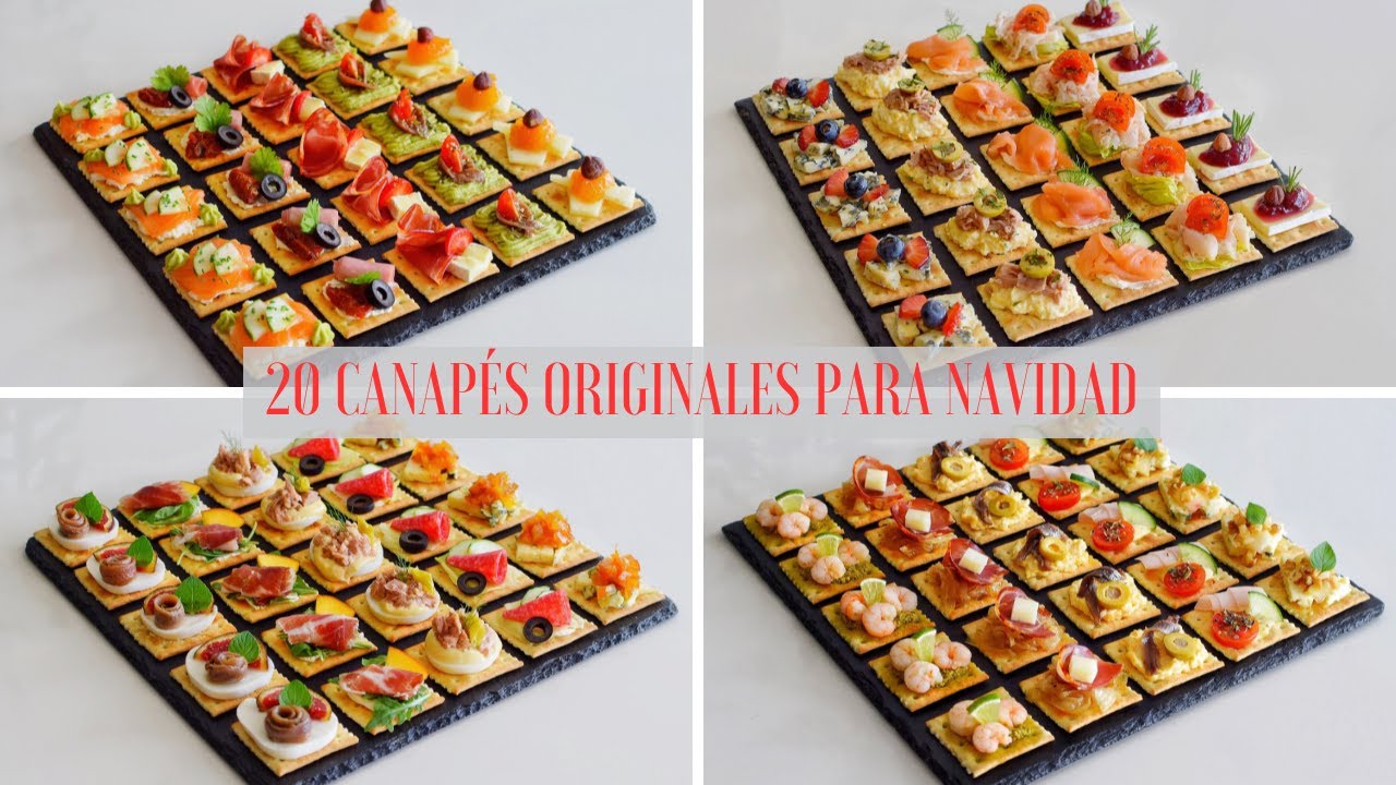 20 Original and Simple Canap&eacute;s with Crackers for Christmas | Easy Appetizers | DarixLAB