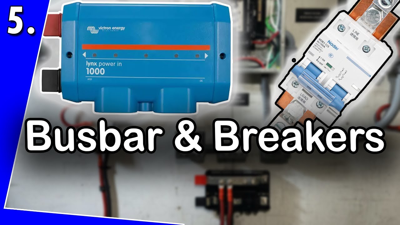 Installing Victron Lynx Power In and DC Breakers