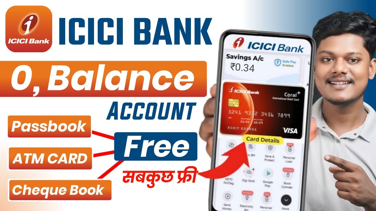ICICI Zero Balance Account Opening Online 2025 | ICICI Bank Account Opening Online 2025