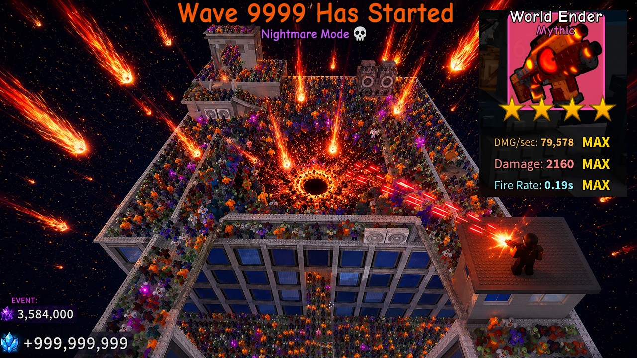 I Bought The WORLD ENDER to SURVIVE INF WAVES in Survive Zombie Arena
