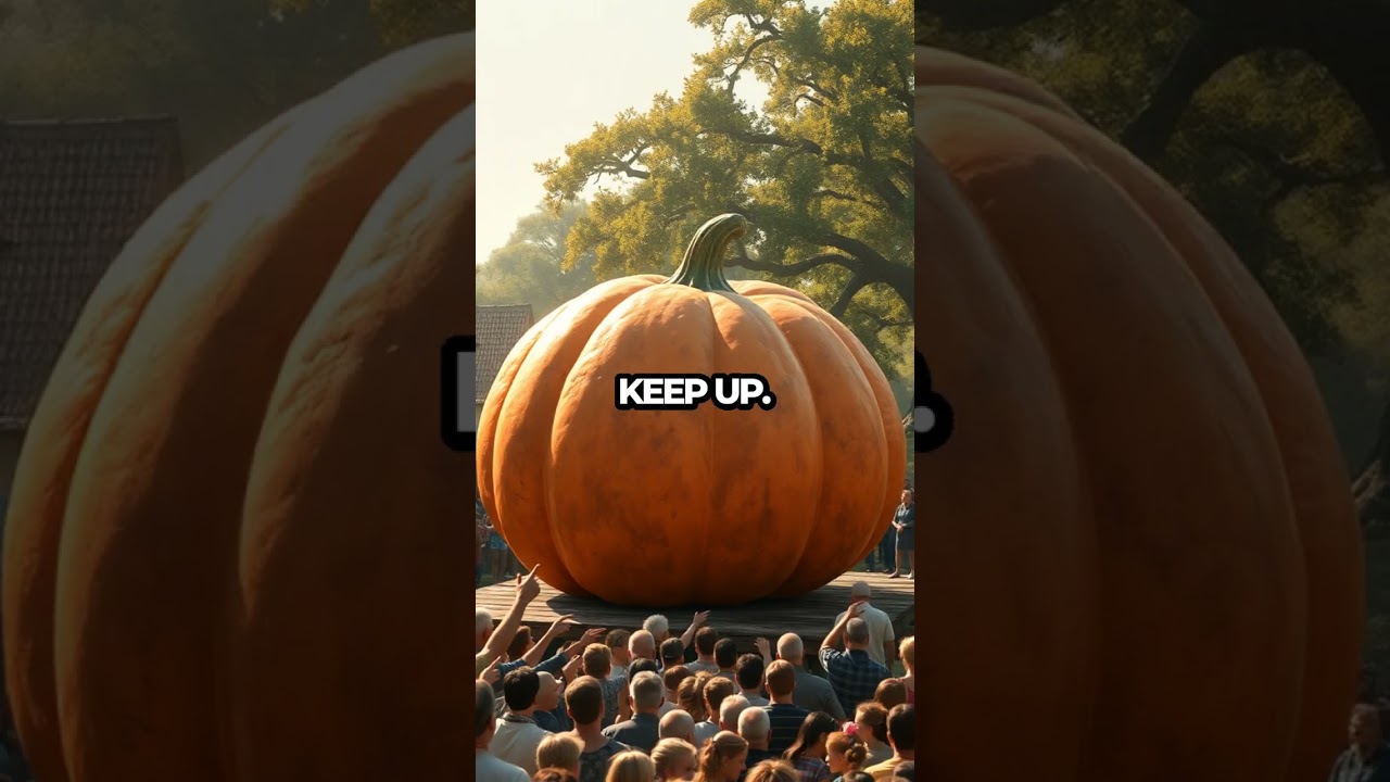 How a Giant Pumpkin Changed a Village Forever! #Shorts