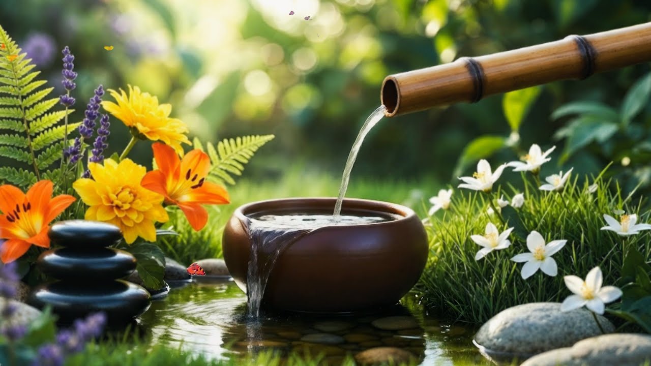 Stress Relief and Deep Sleep | Peaceful Piano + Water Sounds, Relaxing Music For Inner Peace