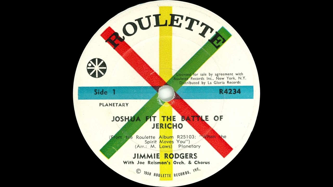 1960 Jimmie Rodgers - Joshua Fit The Battle O' Jericho
