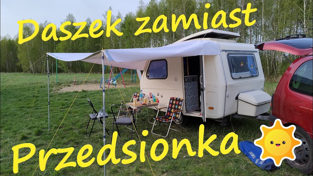 Daszek zamiast przedsionka do przyczepki Niewiadów n126 ;)