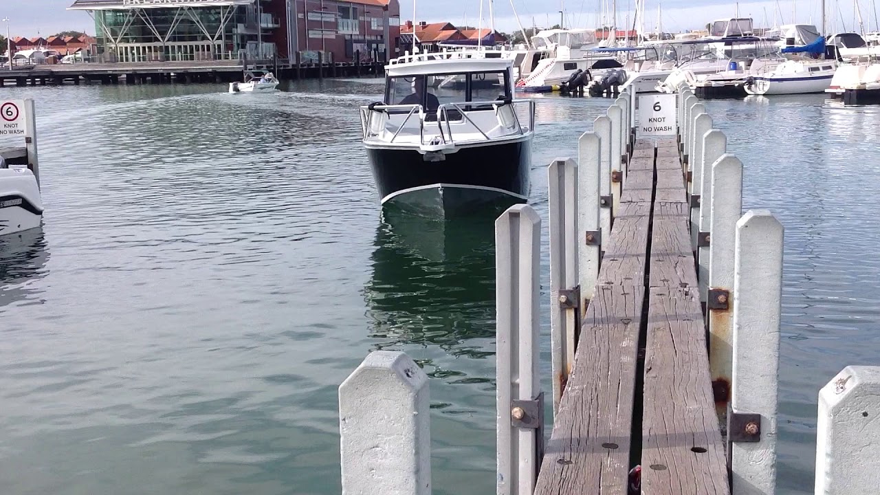 Razerline Olympian hardtop twin mercury outboards