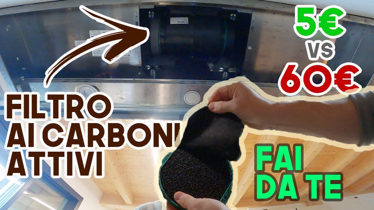 Sostituzione Filtro CAPPA CUCINA ai CARBONI ATTIVI