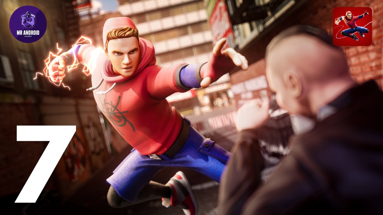 Spider Fighter 🕷️ | Stage 58-72 | Rooftops & Chinatown 🌇 Beat Mafia Bosses 💣Unlock Powers ⚡ | Part 7