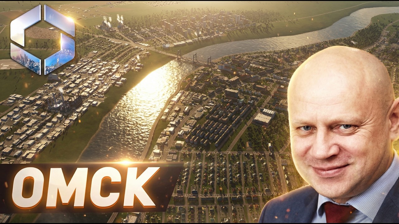 Я ПОСТРОИЛ ГОРОД КАК МЭР ОМСКА в Cities: Skylines 2