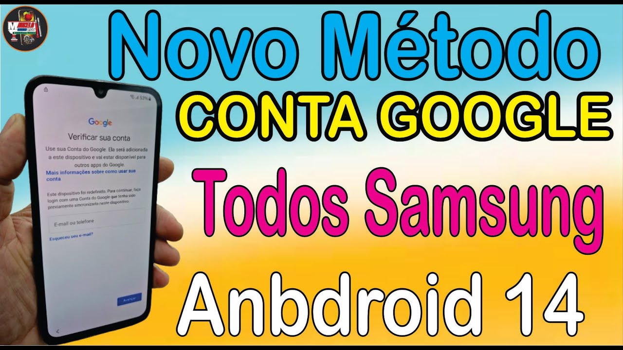 Como Desbloquear Conta Google Todos Samsung No Android 14 -15 Gratuito