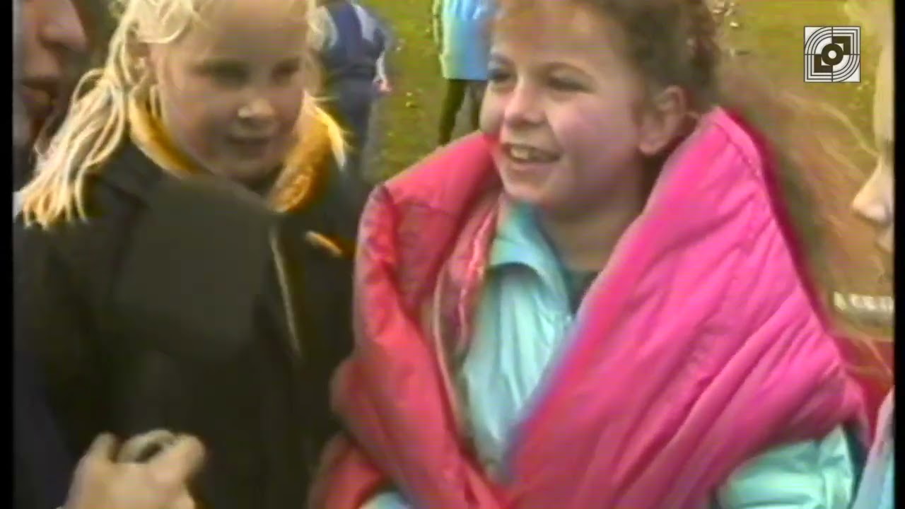 Atletiek Cross in het Twiske in december1987 georganiseerd door Atletiek Club Waterland (ACW)