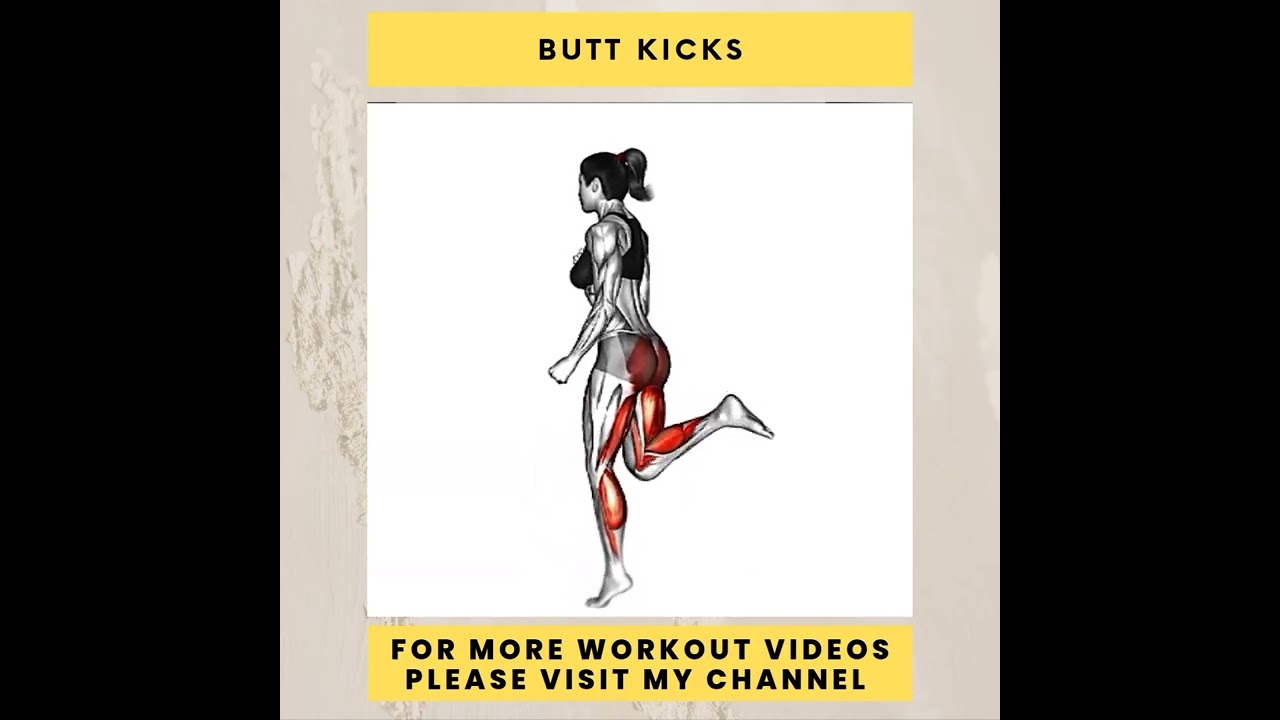 How To Do Butt Kicks 💪💪