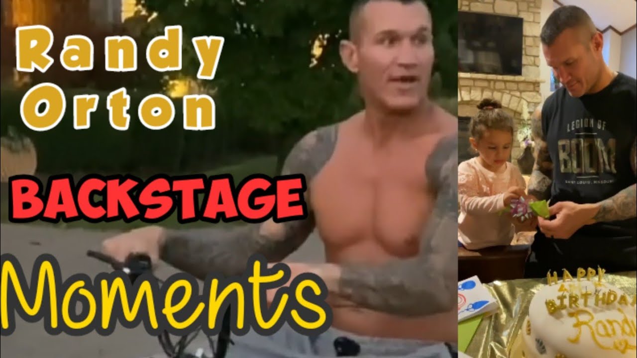 Randy Orton Backstage Funny Moments with Family || WWE Randy Orton Best Moments 2020||