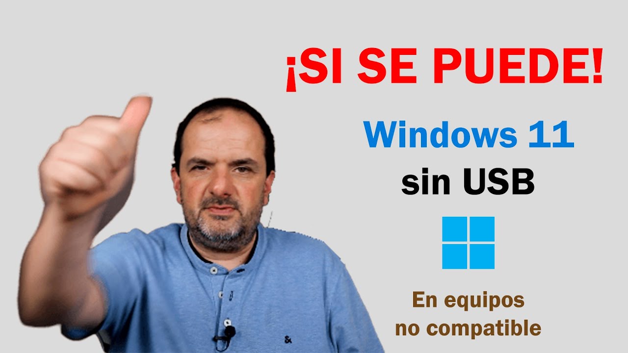 Instalar Windows 11 en maquina NO compatible SIN USB