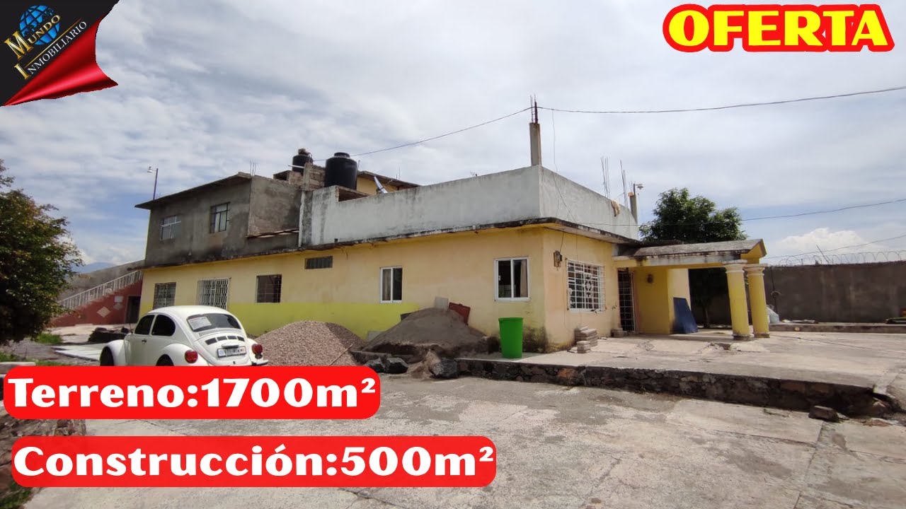 🏡 ¡Casa de Ensueño! 1700m² Terreno + 500m² Construcción 🔥