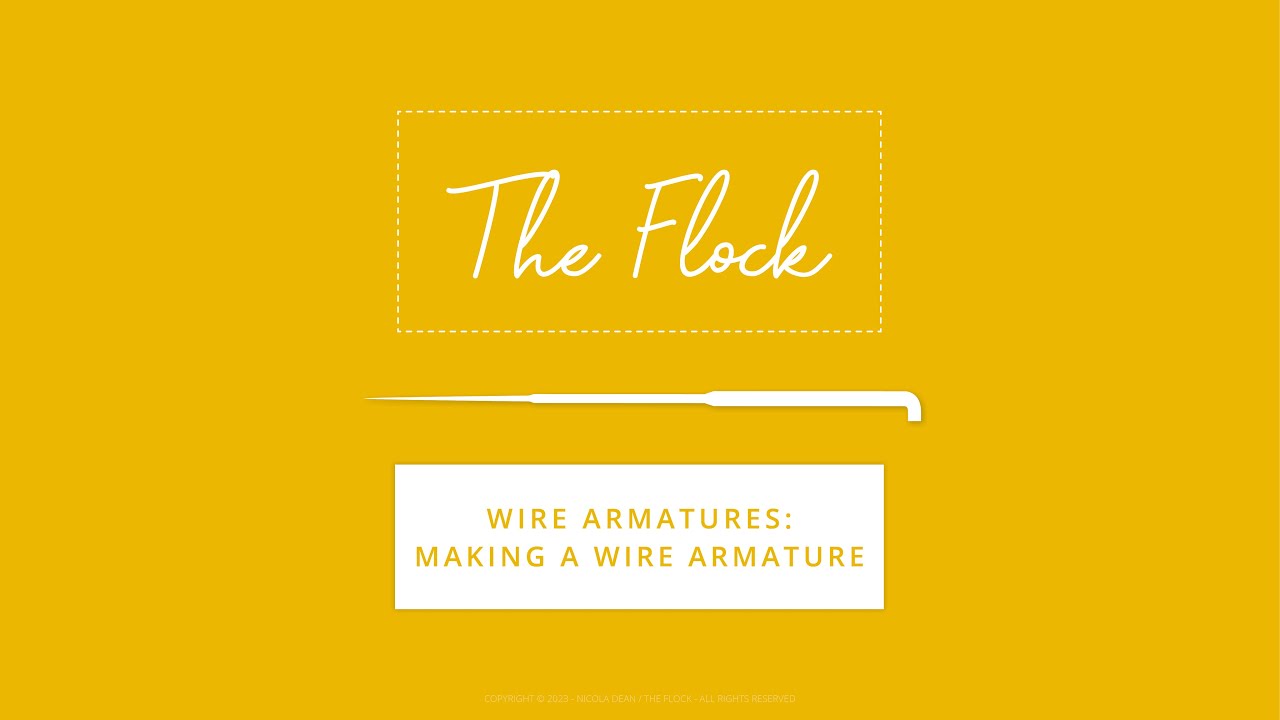 Wire Armatures: How to make an accurate wire armature for needle felting and wet felting