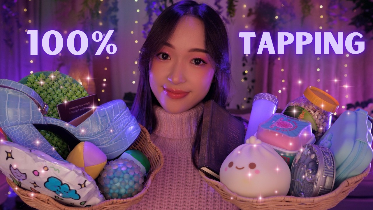 ASMR 100% TAPPING 💅🏻✨ 15 triggers variés pour t'aider à t'endormir 🌙