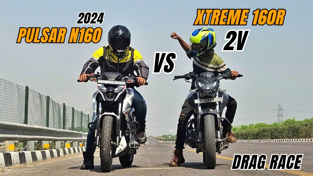 2024 Bajaj Pulsar N160 Vs Hero Xtreme 160r 2V Drag Race