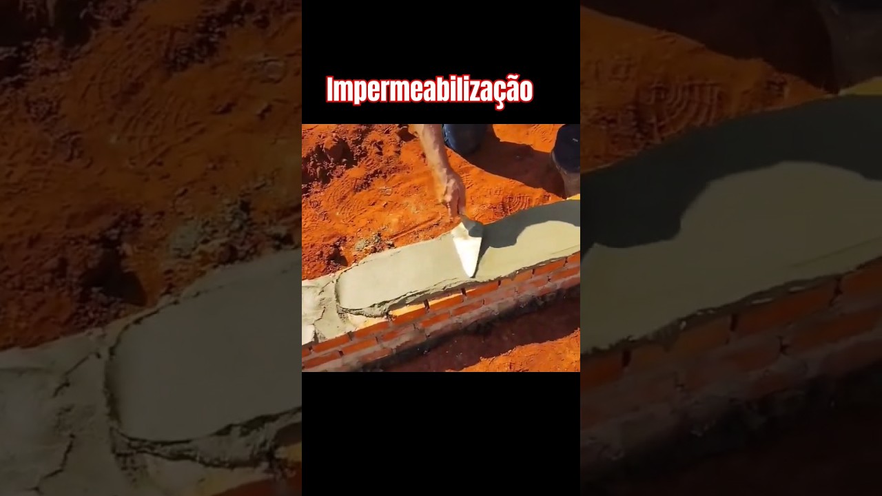 Impermeabilização de alicerce