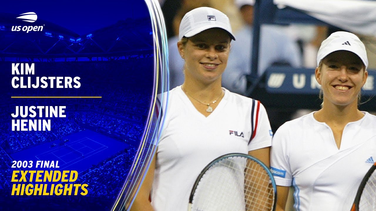 Kim Clijsters vs. Justine Henin Extended Highlights | 2003 US Open Final