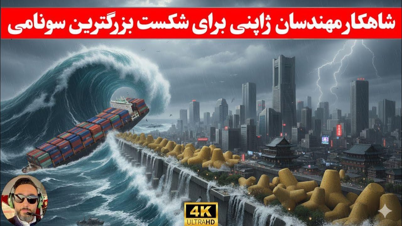 مهم؛ دیوانه وار ترین راهکار مهندسان ژاپن، برای شکست بزرگ ترین سونامی جهان