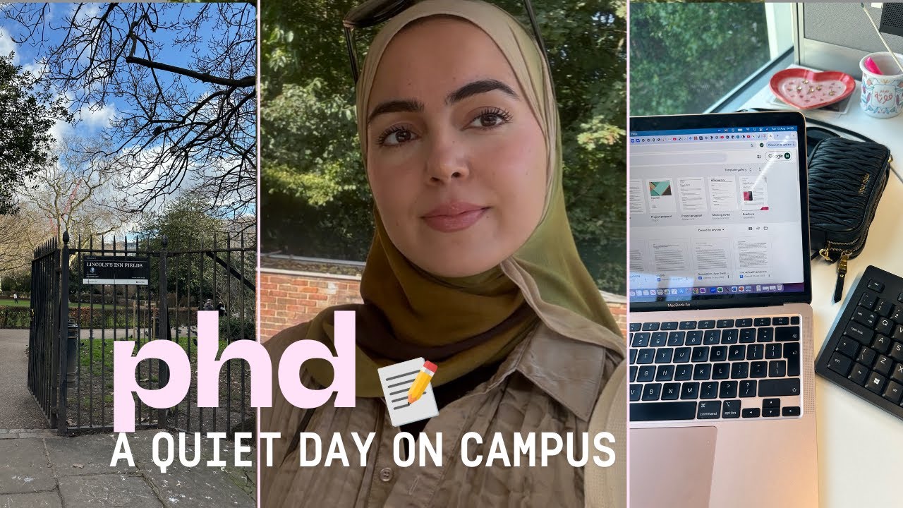 day in the life of a phd student in london | study vlog 🌸