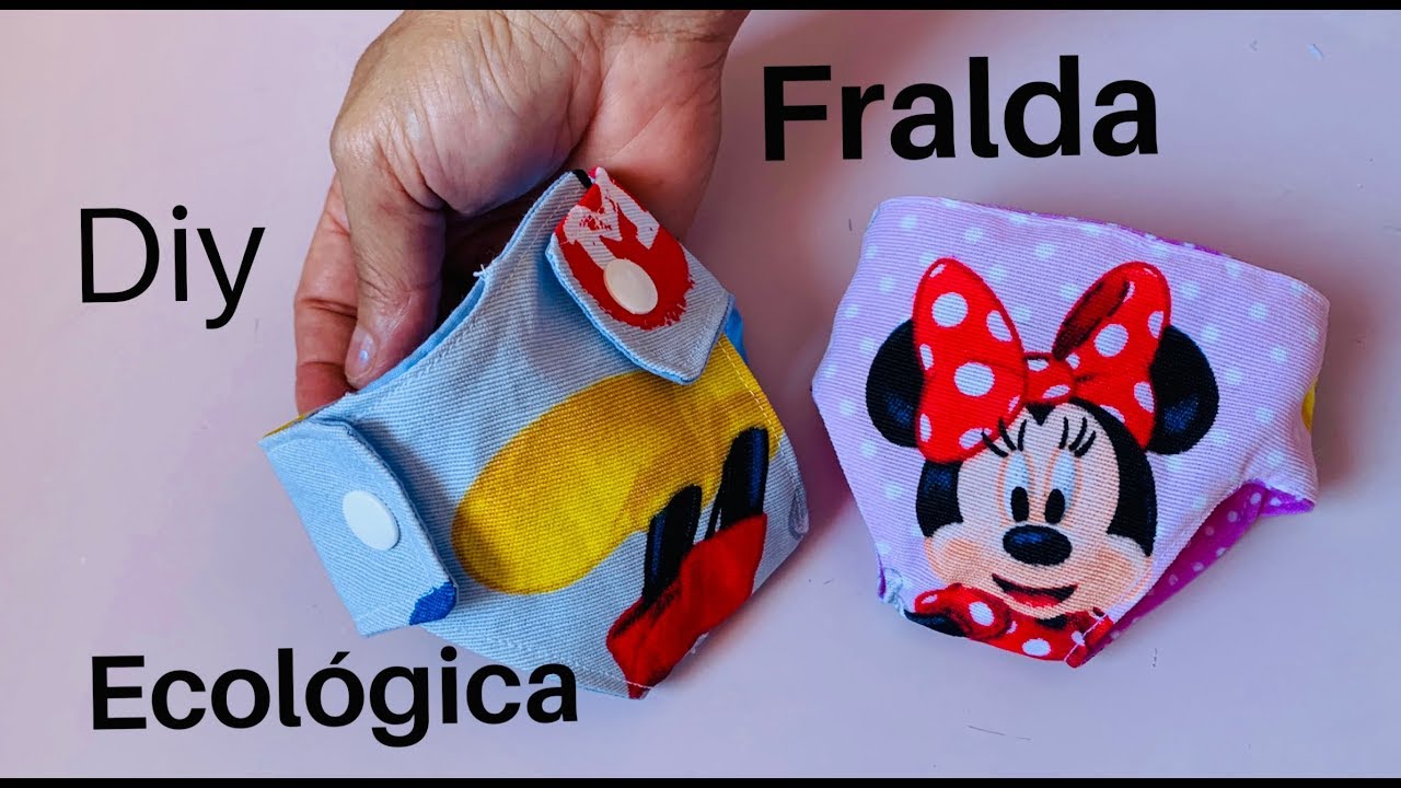 Como fazer FRALDA ECOLÓGICA para Baby Alive e outras bonecas- Diy - Risoleta