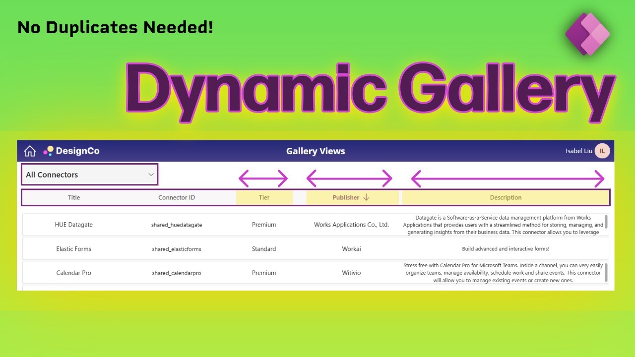 The Ultimate Dynamic Gallery in Power Apps: Switch Views, Columns & Layouts!