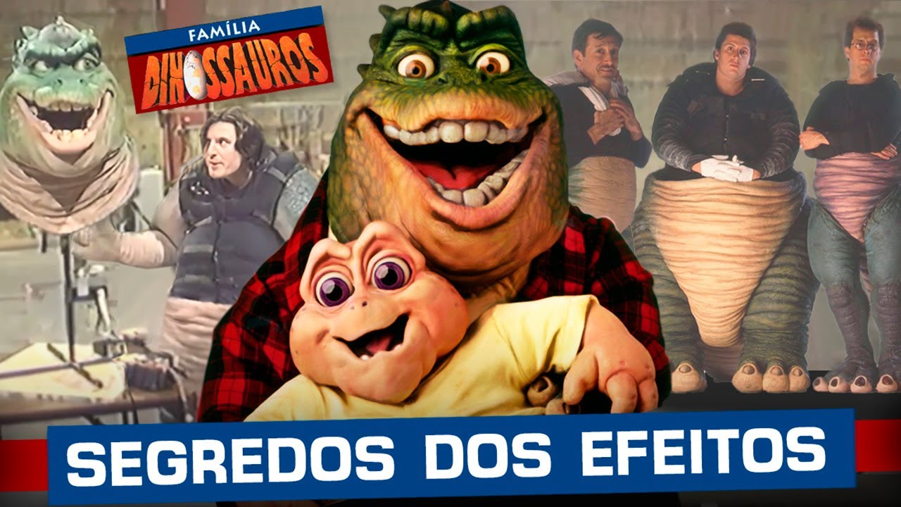 O SEGREDO DOS EFEITOS de FAMÍLIA DINOSSAUROS (como foi feito)